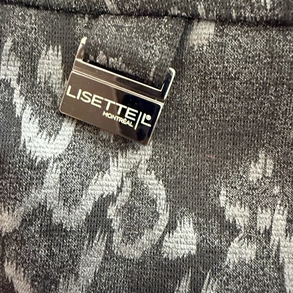 LISETTE-L Montreal Black Gray Metallic Slimming Shapewear Pants- Size 6‎ - Picture 5 of 11